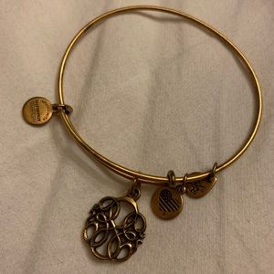 Alex and Ani Infinity Charm Bangle